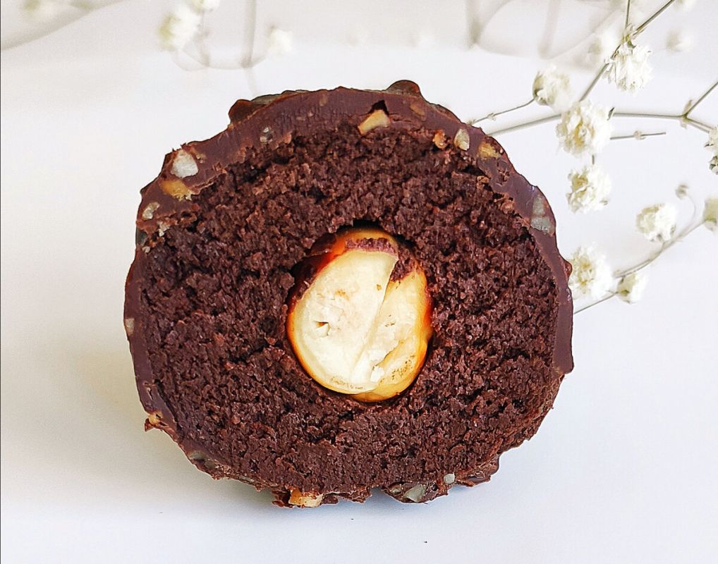 Пирожное картошка без сахара, лактозы и глютена под глазурью Ferrero Rocher