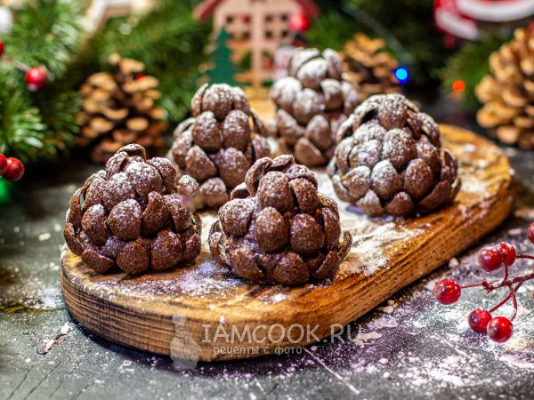 Сладкие шишки: идеальное угощение для новогоднего стола
