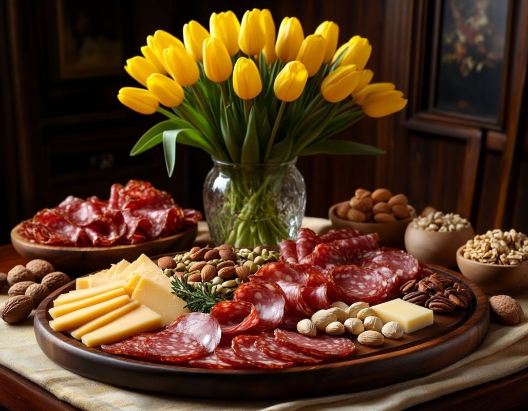 Праздничный стол к 8 марту: мясные деликатесы как главное угощение