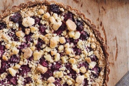 Крамбл с ягодами