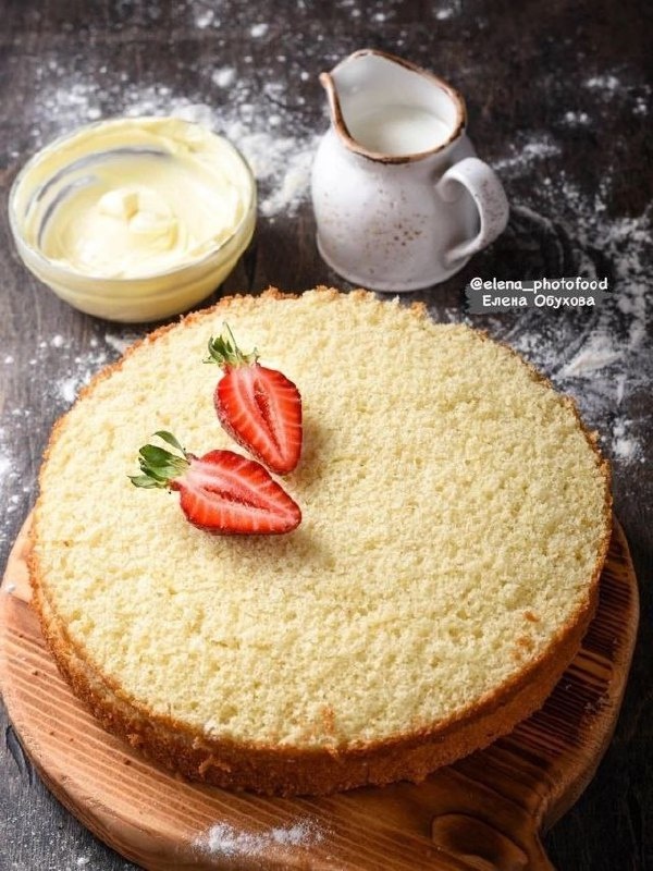 Нежный масляно-молочный бисквит: секреты приготовления