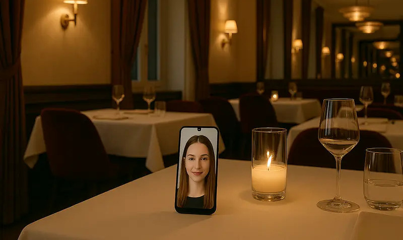 В Нью-Йорке стартовало кафе для романтических встреч с искусственным интеллектом