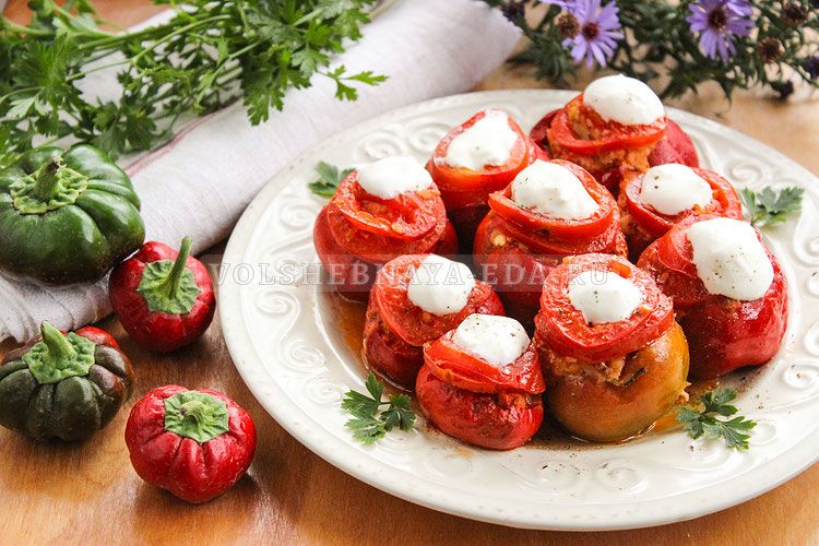 Пышные фаршированные перцы: изысканное блюдо без риса