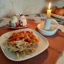 Вкусный вечер: Паста из лаваша с тыквенной заправкой