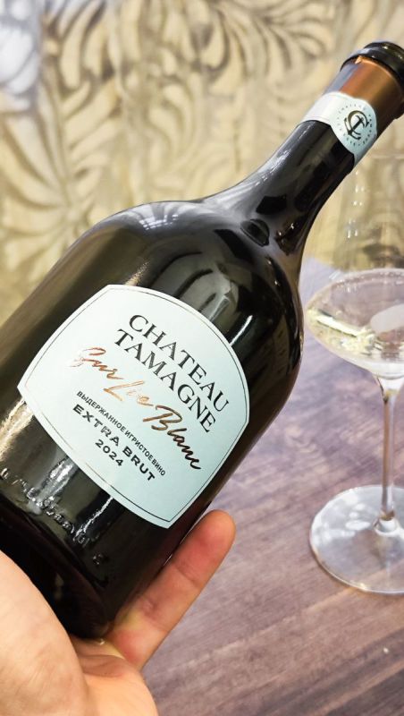 Идеальное игристое из Краснодарского края: Ch?teau Tamagne Sur Lie Blanc Extra Brut